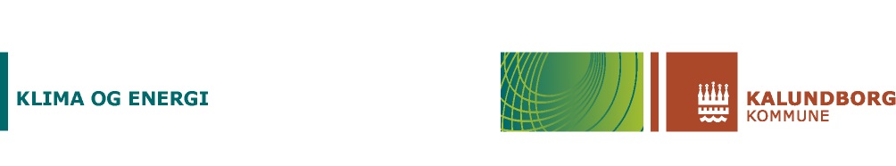 Klima og energis bomærke illustrerer et grønt design og kommunens logo